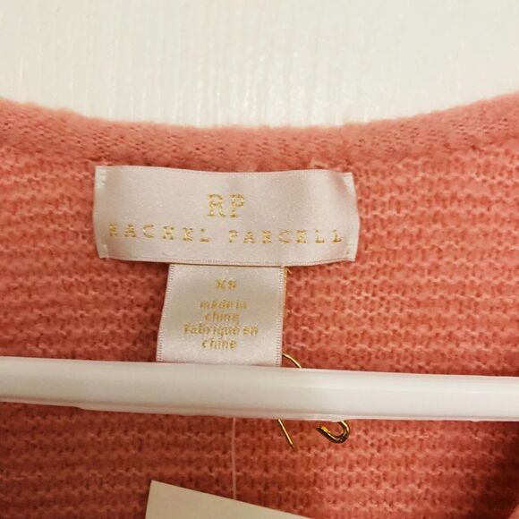 Rachel Parcell Womens Wrap Cardigan Sweater Puff Sleeve Removable Belt Size XS - Picture 3 of 5